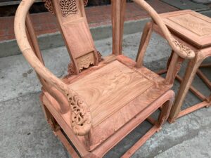 bộ bàn ghế minh đế gỗ hương